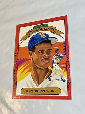 Ken Griffey Jr Donruss Diamond Kings Card #4 | eBay