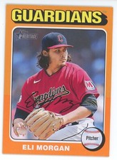 2024 TOPPS HERITAGE MINI ORANGE  BORDER ELI MORGAN 4/5 GUARDIANS
