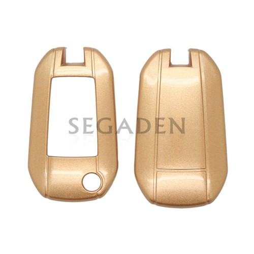 Paint Metallic Color Shell Cover fit for PEUGEOT 508 CITROEN Elysee Flip Key Fob - Picture 9 of 11