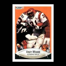Ickey Woods 1990 Fleer Cincinnati Bengals #223 R325C 25