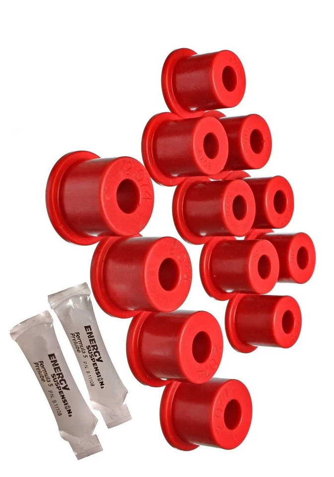 Juego de bujes de resorte de hoja Energy Suspension 7.2101R para camioneta 80-86 720 Foto 2 de 4