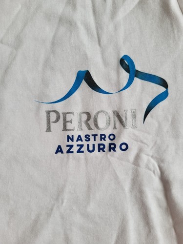 NASTRO AZZURRO PERONI T- SHIRT MAGLIETTA TAGLIA L UOMO NUOVA SIGILLATA - Picture 3 of 6