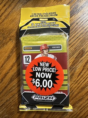 Panini 2021 Prizm Draft Picks Baseball Multi Pack - 12 Cards + 3 Exclusive Hyper