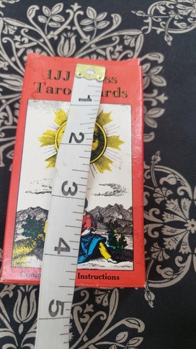 Tarot Vintage - 1JJ Swiss Tarot Cards (1974) Stuart R. Kaplan & Hard Cover Book - Picture 6 of 7
