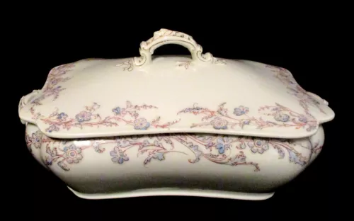 Antique Haviland Limoges Rectangular Covered Vegetable #H2893 Schleiger Blank 14