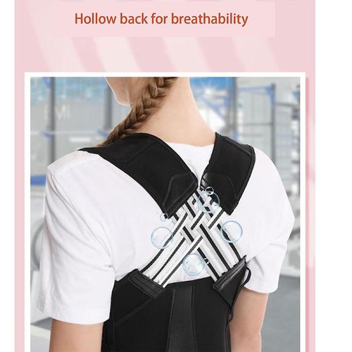 Adjustable Posture Corrector Low Back Support Shoulder Straightener Brace Belt - Picture 11 of 19