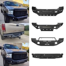 Heavy Duty Steel Front Bumper Rear Bumper For Ford F-250 F-350 2005 2006 2007