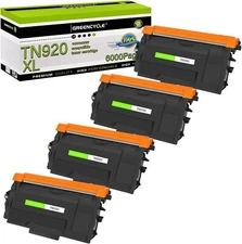  1-4PK TN920 TN920XL Toner Cartridge for Brother MFC-L5710DW HL-L5210DN L5210DW