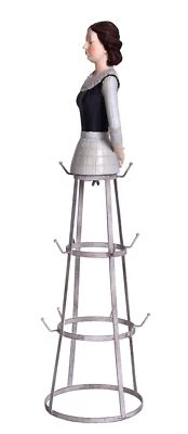 SCHNEIDERPUPPE Schmuckpuppe Antik Frauenbüste Schmuckhalter Tassenständer 72cm - Bild 1 von 4
