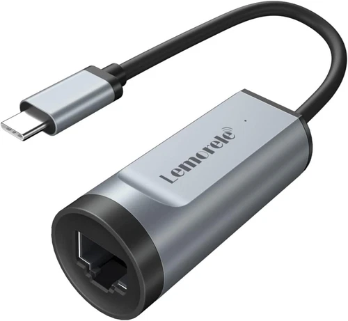 USB-C zu Ethernet Adapter | 100W Ladeanschluss | RJ45 LAN Verbindung