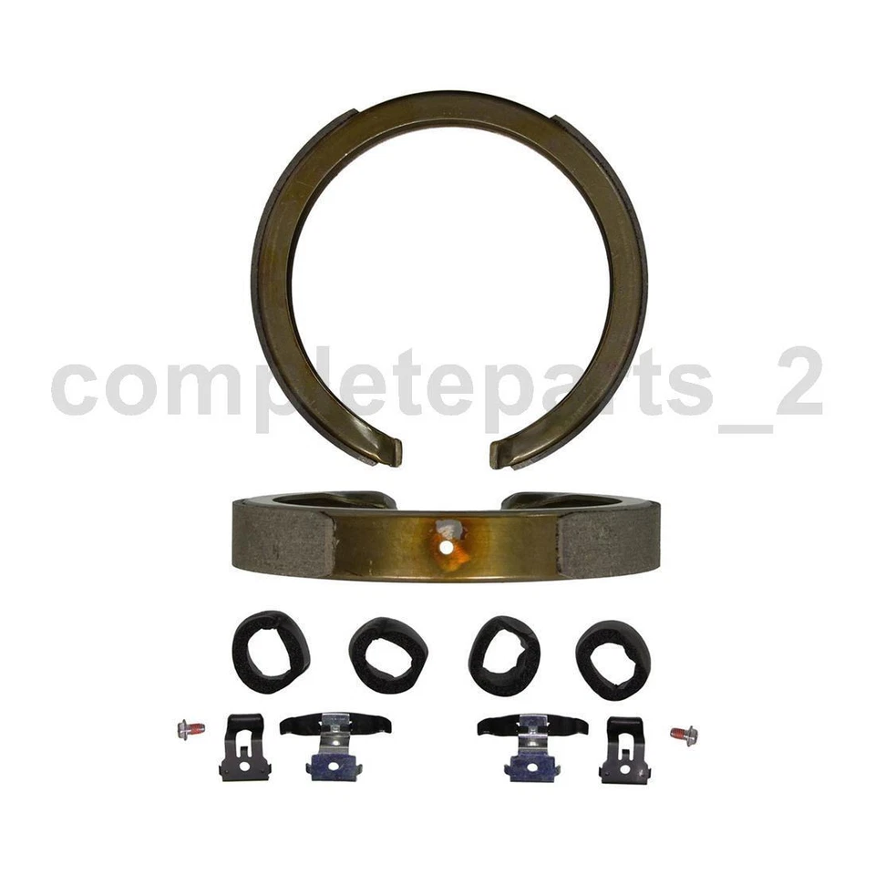 2 pastillas de freno delanteras traseras zapata de freno de estacionamiento para Chevrolet Avalanche 2008 2009_ Foto 3 de 4