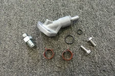 Fits 69-76 Mopar Power Steering Gear Box Kit Pressure Fitting Return Hose Valve 