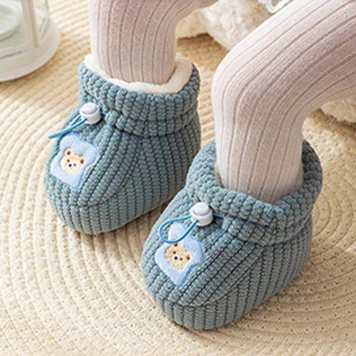 Newborn Girls Boys Baby Non Slip Warm Soft Sole Faux Fur Warm Ankle Boots Shoes - Bild 6 von 15