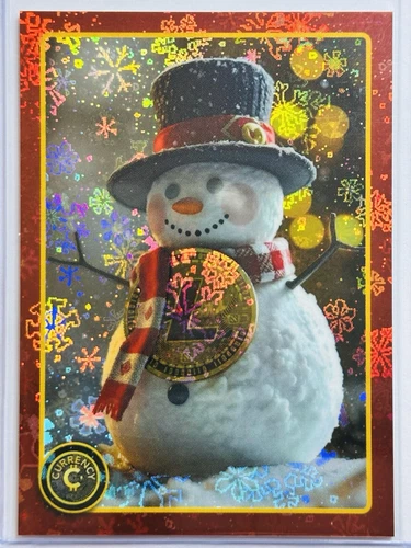 LITECOIN  #7  2024 Cardsmiths Currency Holiday Edition SNOWFLAKE HoloFoil