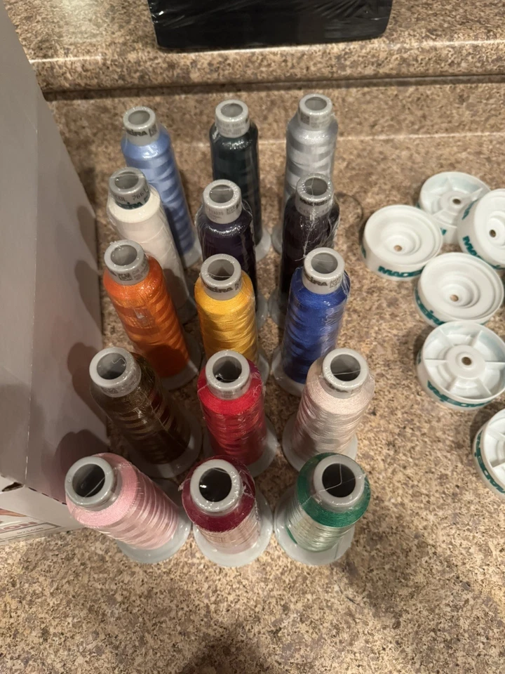 MADEIRA Polyneon #40 Polyester Embroidery Thread 2500m lot of 15   - Image 4 of 4