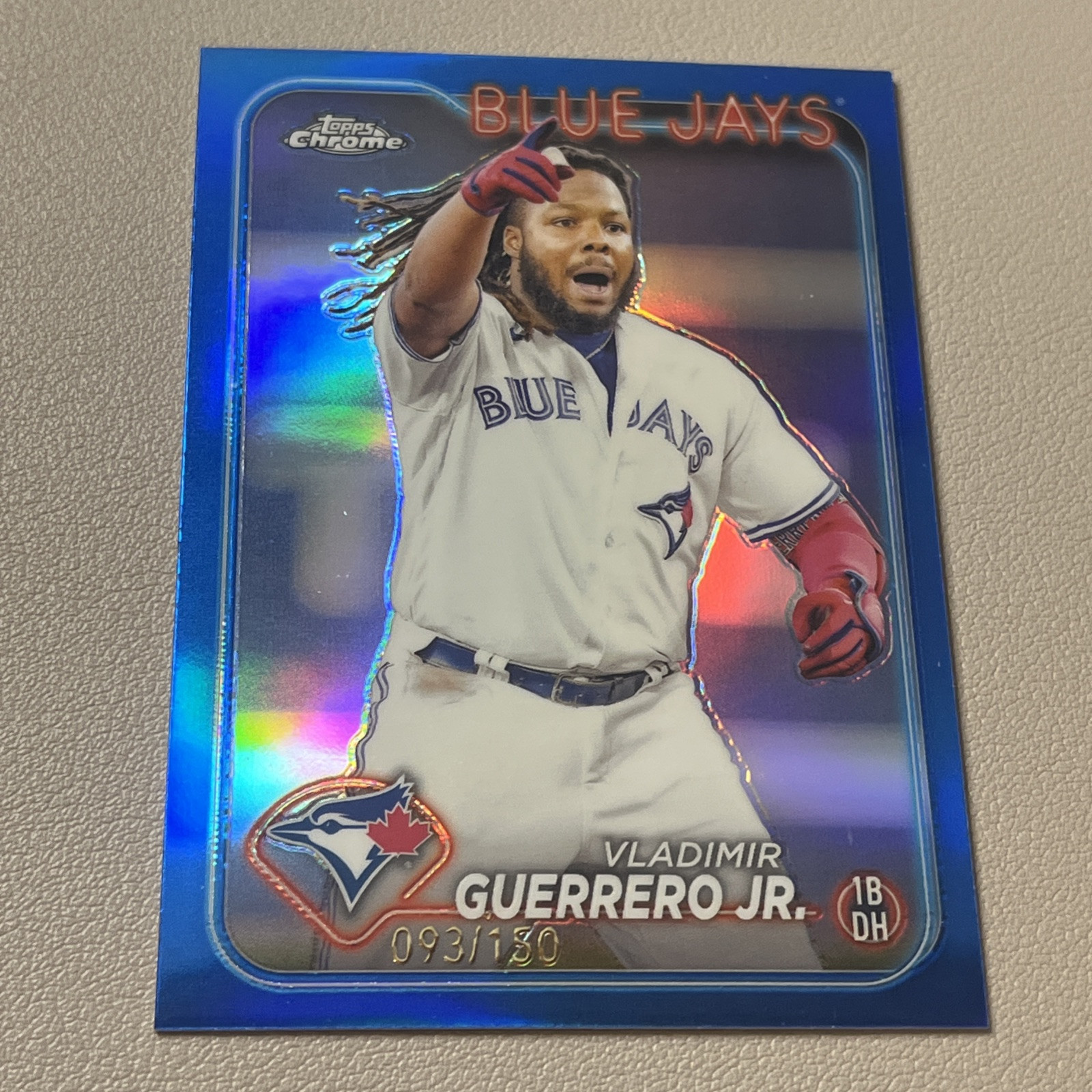 2024 Topps Chrome #78 Vladimir Guerrero Jr. Blue Refractors #/150 Color Match 🔥