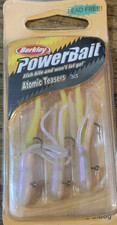 PowerBait Atomic Teasers Pearl White 1pkg 3 Ct-BRAND NEW-SHIPS N 24 HOURS