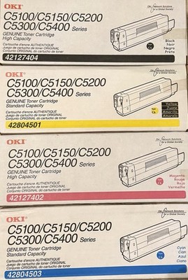 Genuine toner cartridge Okidata Oki   c5100, c5100n, c5150n, c5200, c5300, c5400