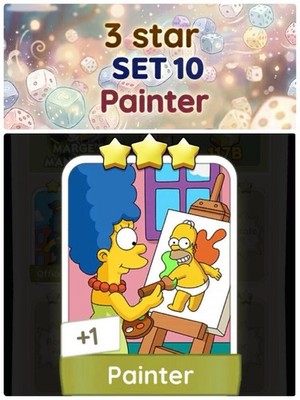 Painter - 3 Star - Set 10 Monopoly Go