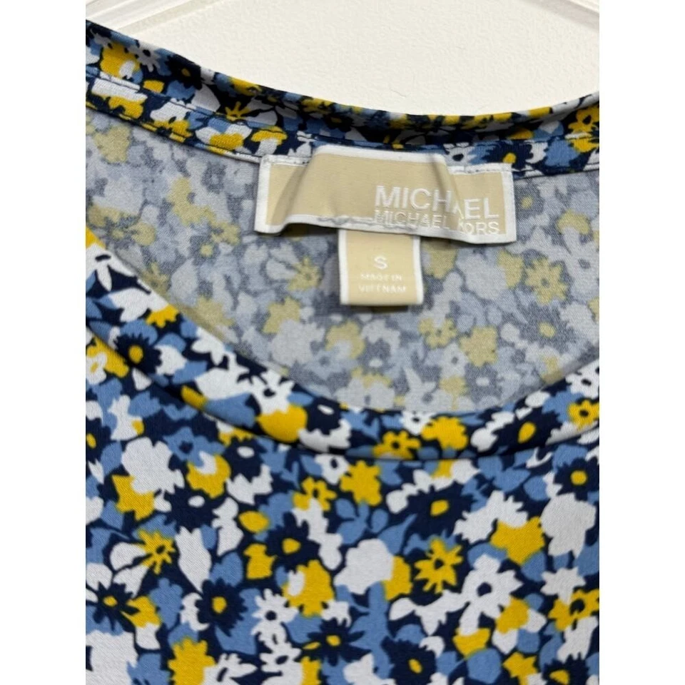 Mini Vestido Michael Kors Frío Floral Talla Pequeña Foto 4 de 4