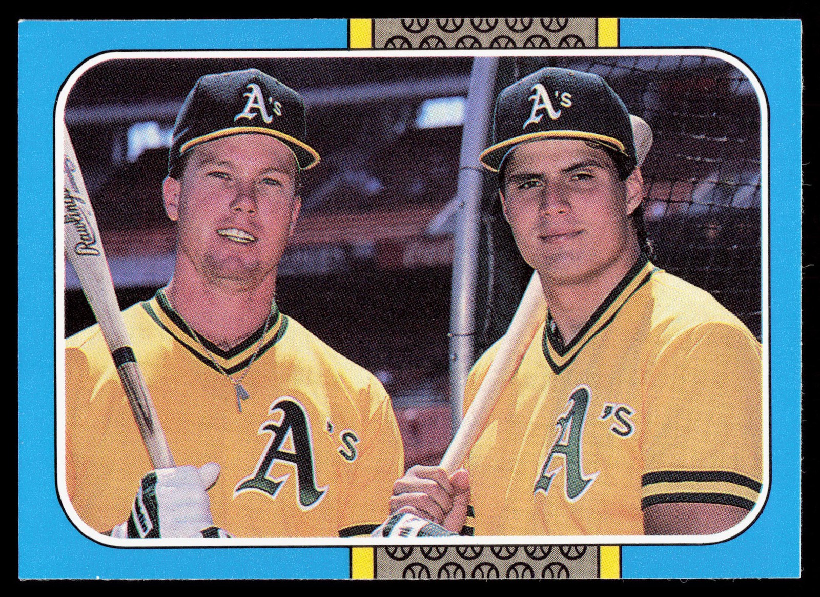 1987 Donruss HIGHLIGHTS #40 Mark McGwire/J. Canseco RC Rookie Card QTY Available