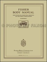 1927 Oldsmobile Nur Fisher Body Manuell 27 Olds Reparatur Shop Service Buch