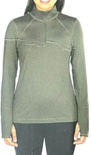 Lukka Lux Women's Athletic Shirt 1/4 Zip Long Sleeve Stretch Pullover Top New