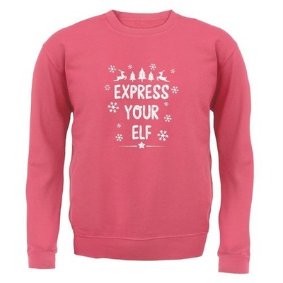 Express Your Elf - Adult Hoodie / Sweater - Funny Elve Elfs Elves Christmas Xmas