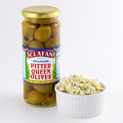 Sclafani Colossal Pitted Queen Olives make Best Blue Cheese Stuffed Martinis