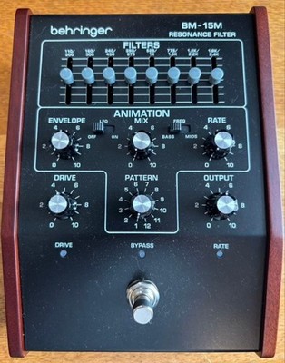 Behringer BM-15M Resonanzfilter 7-Band Audioeffekt gebraucht