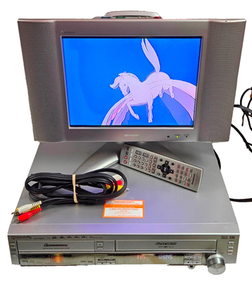 Panasonic Sa-ht820v 5 Disc Changer DVD VHS Combo Player Recorder