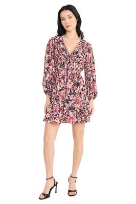 Donna Morgan V Neck Mini Dress Size 12