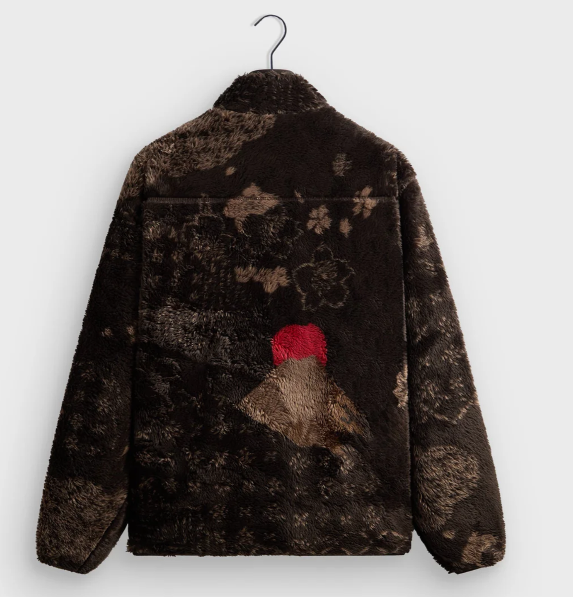 Kith for Columbia NSE Japan Landscape Sherpa Harper Jacket Brown