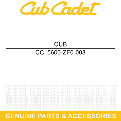 #ad #ad CUB CADET 15600 ZF0 003 Cap Assembly Oil Filler RT MHA2 H GC190LA Engine 65 $18.95