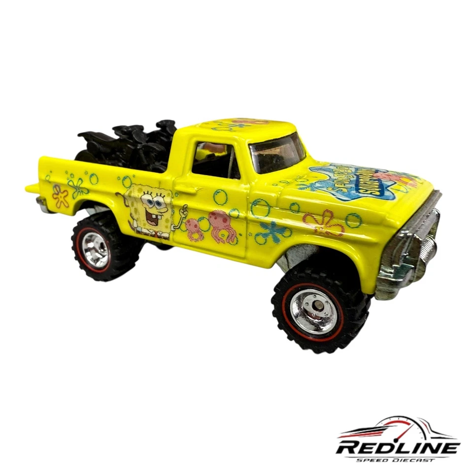 🇺🇸🇺🇸Hot Wheels Texas Drive 'em CUSTOM Sponge Bob Yellow LOOSE 🇺🇸🇺🇸 - Image 3 of 4