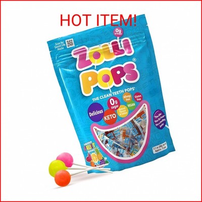 Zollipops Clean Teeth Lollipops - AntiCavity Sugar Free Candy for a Healthy Smil