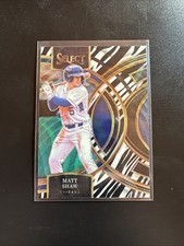 2024 Panini Select Premier Level Matt Shaw #59 Zebra Prizm (RC)