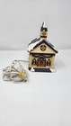 VINTAGE Pacific Rim Ceramic Church Christmas Decoration Model#1955 Lighted Works — photo 10