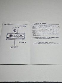 Vector 21 Vectrex Complete Game with Custom Box and Overlay