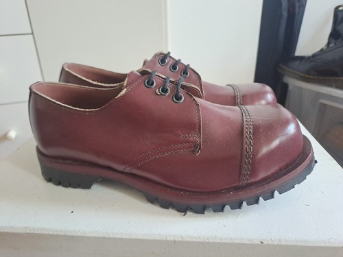 Vintage anni 80 Getta Grip UK Rangers UNPAAR 38-39 UK5-6 Made in England punta acciaio - Foto 7 di 18