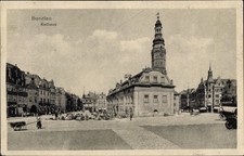 Ak Bolesławiec Bunzlau Schlesien, Rathaus - 4635179