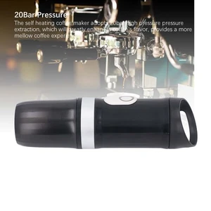 Mini Coffee Maker 20Bar Self Heating Cordless Single Serve Coffee Maker Capsule☚