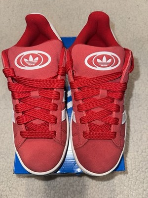 adidas Campus 00s J Red White Suede Sneakers Youth 5.5 Women s 7 NEW