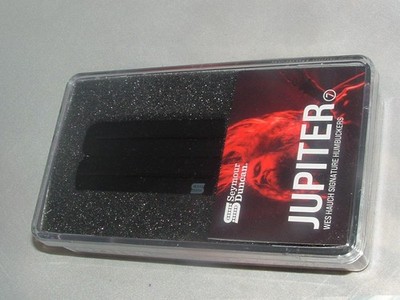 Seymour Duncan Wes Hauch Signature BLACKENED Jupiter Rails 7 String Bridge New