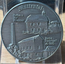 Medaille Bergbau Witten - Wiege der Ruhrbergbaus - Zeche Nachtigall 1892-132