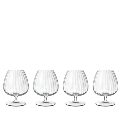 Luigi Bormioli - Optica - 46,5 cl, 4 Pcs. - Cognacglas - Neu & OVP