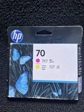 Genuine HP 70 Magenta & Yellow Printhead C9406A Date: March 2015