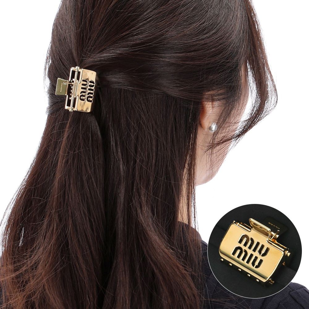 Miu Miu Metal Logo Claw Hair Clip 25SS 132923856 | eBay