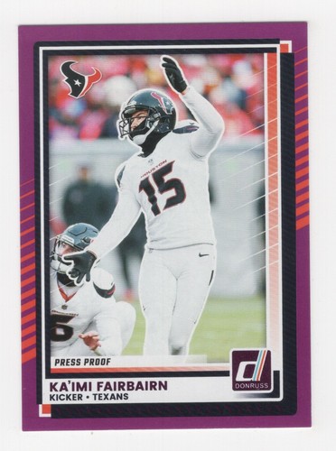 2025 DONRUSS FOOTBALL PURPLE PRESS PROOF CARDS #1-400 PICK YOU PLAYERS - Picture 58 of 73