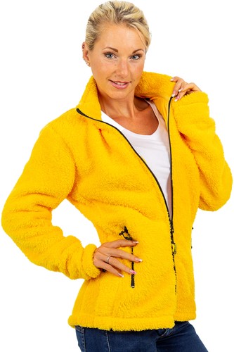 Reichstadt Mujer Suave Peluche Polar Chaqueta Cuello Soporte Cremallera Bolsillos Droga - Imagen 29 de 103